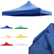 Надійний захист від сонця та дощу з синім дахом для торгового намету 3х3 м